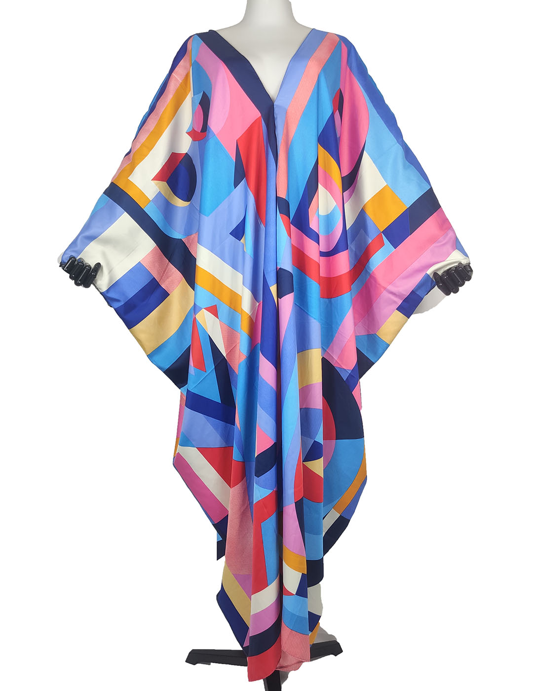 Caftan-vestido longo de seda,  - Boho Summer Beach Maxi Dress avaliação e preço