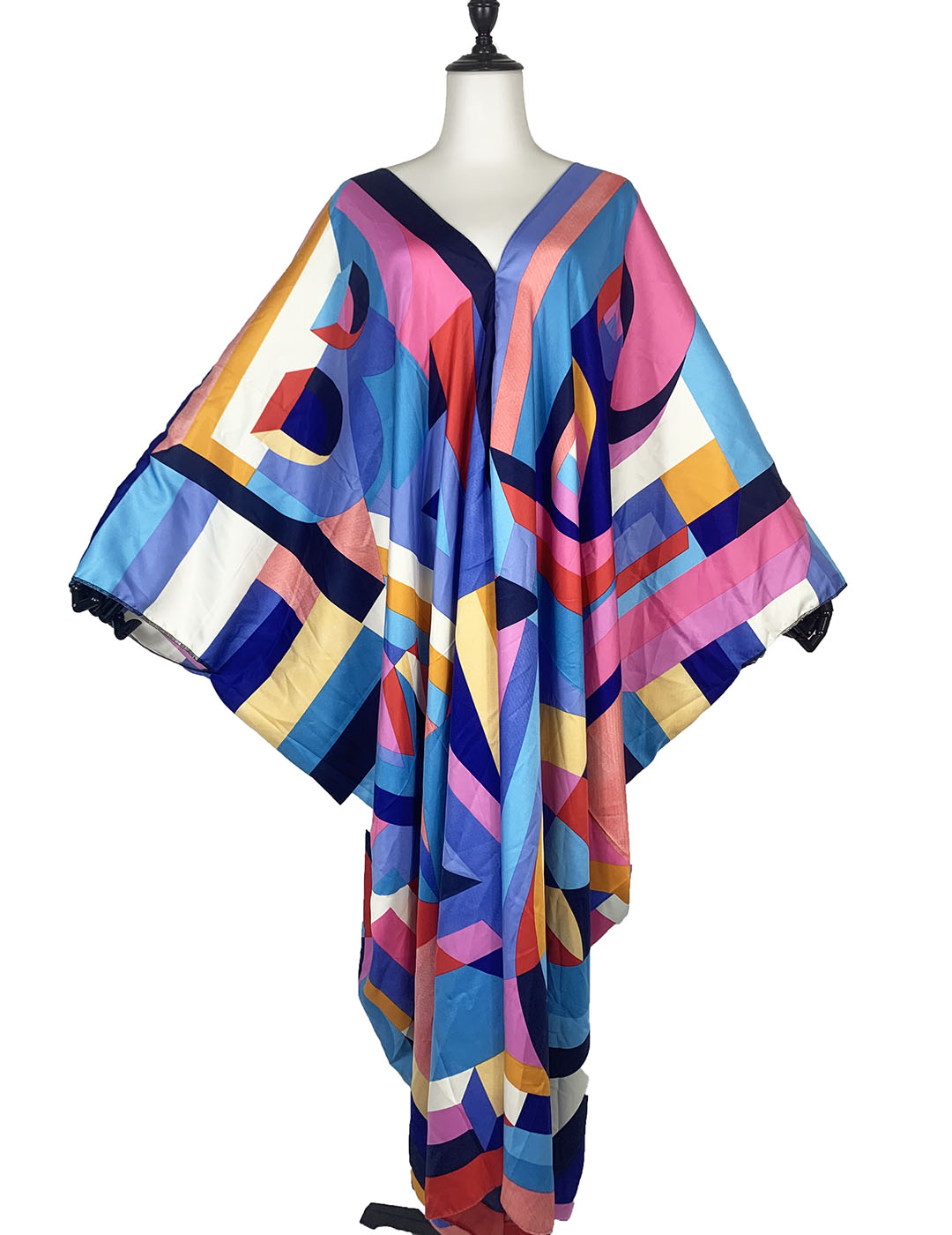 Caftan-vestido longo de seda,  - Boho Summer Beach Maxi Dress avaliação e preço