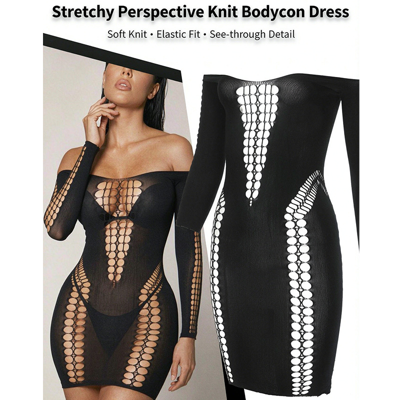 Vestido de Praia Transparente  - Sexy Mesh Sheer Bodycon Dress avaliação e preço